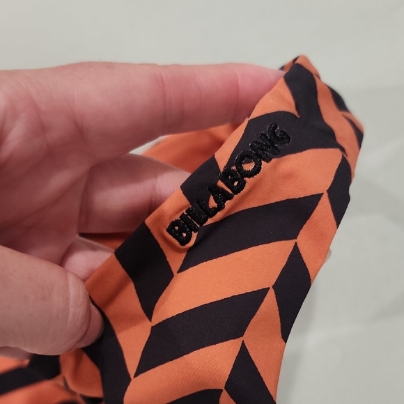Billabong Cross Step Orange and Black Mini Bikini Bottoms - Picture 8 of 8
